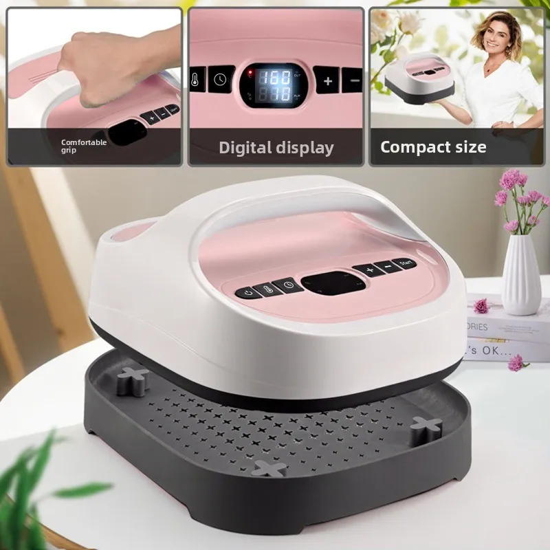 Heat Transfers Printing Equipment Portable Semi-auto Hot Stamping Ironing Machine Handheld Thermal Press for DIY Pattern