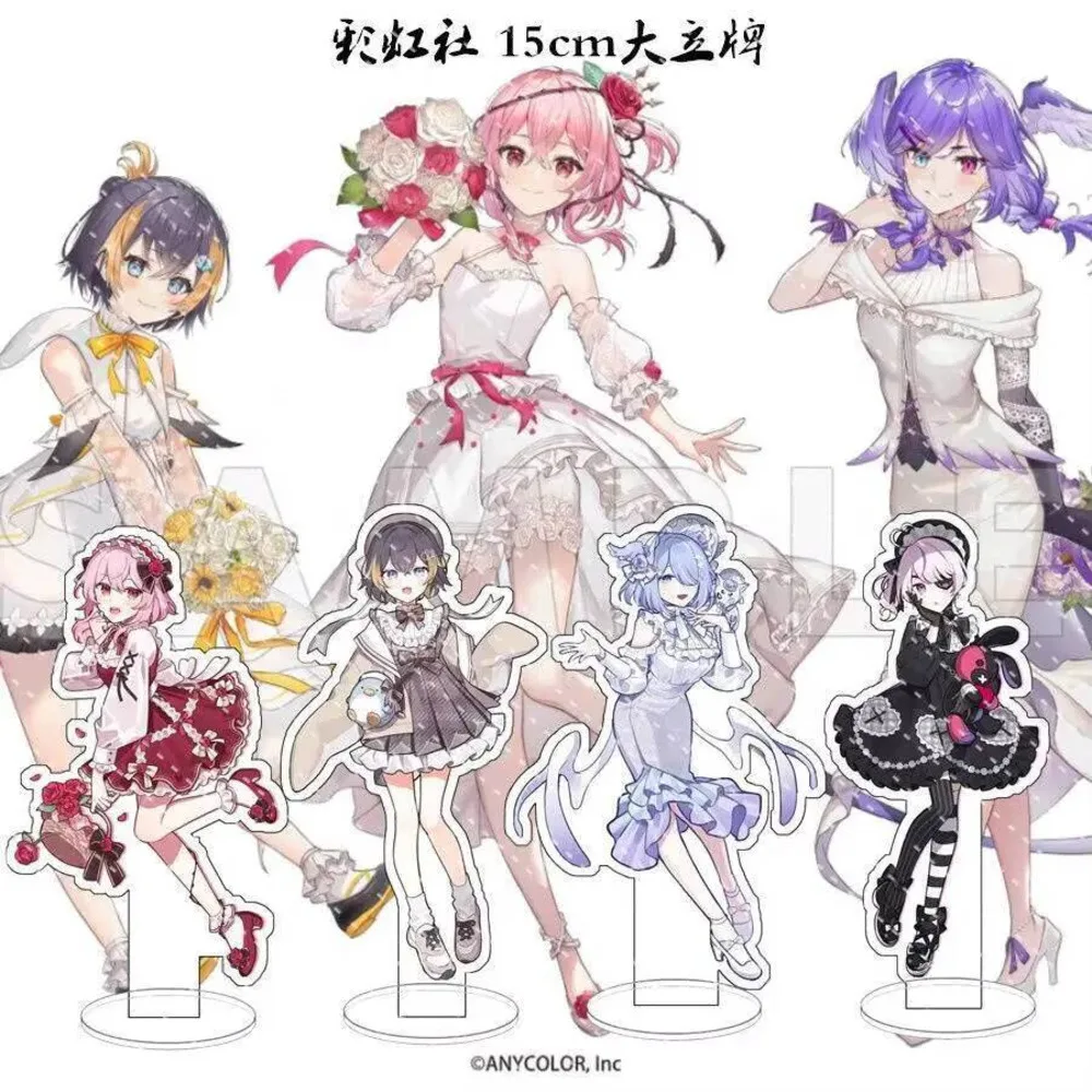 

NIJISANJI Vtuber Мария Марионетка акриловая подставка украшения аниме фигурки мультяшная модель рождественские подарки для девочек