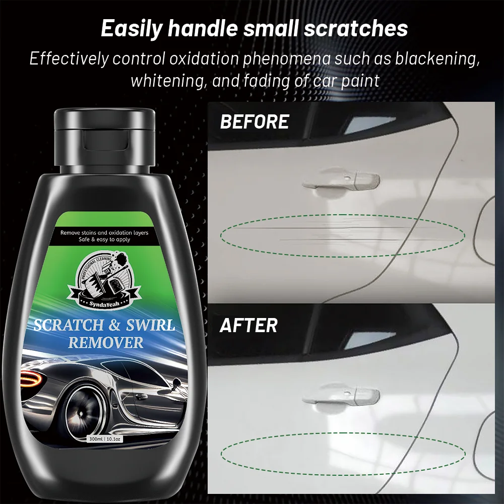 Scratch & Swirl Remover - Auto Paint Restorer, Car Scratch Wax for Polishing, Scratches Removal, Scratch Remover for Vehicles