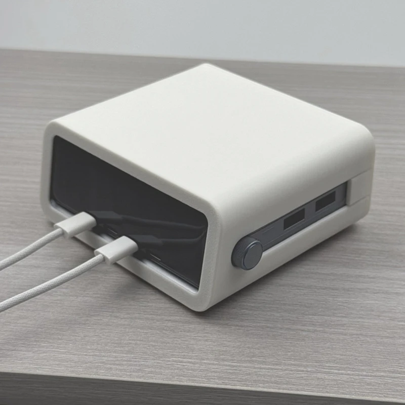 Desktop Charging Station Protective Case Stand Mountable Cooling Fan for Prime 250W Accessories-A27I