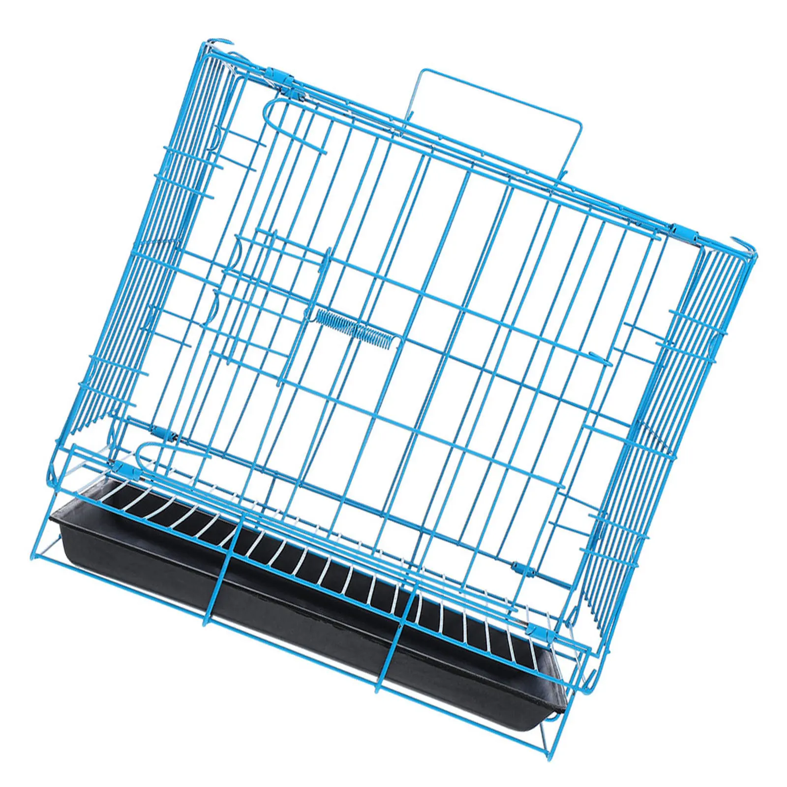 

Wire Pet Cage Metal Small Portable Cat Carrier Travel Cage Secure Durable Cat Travel Carrier Cages for Cats Cages for Cats