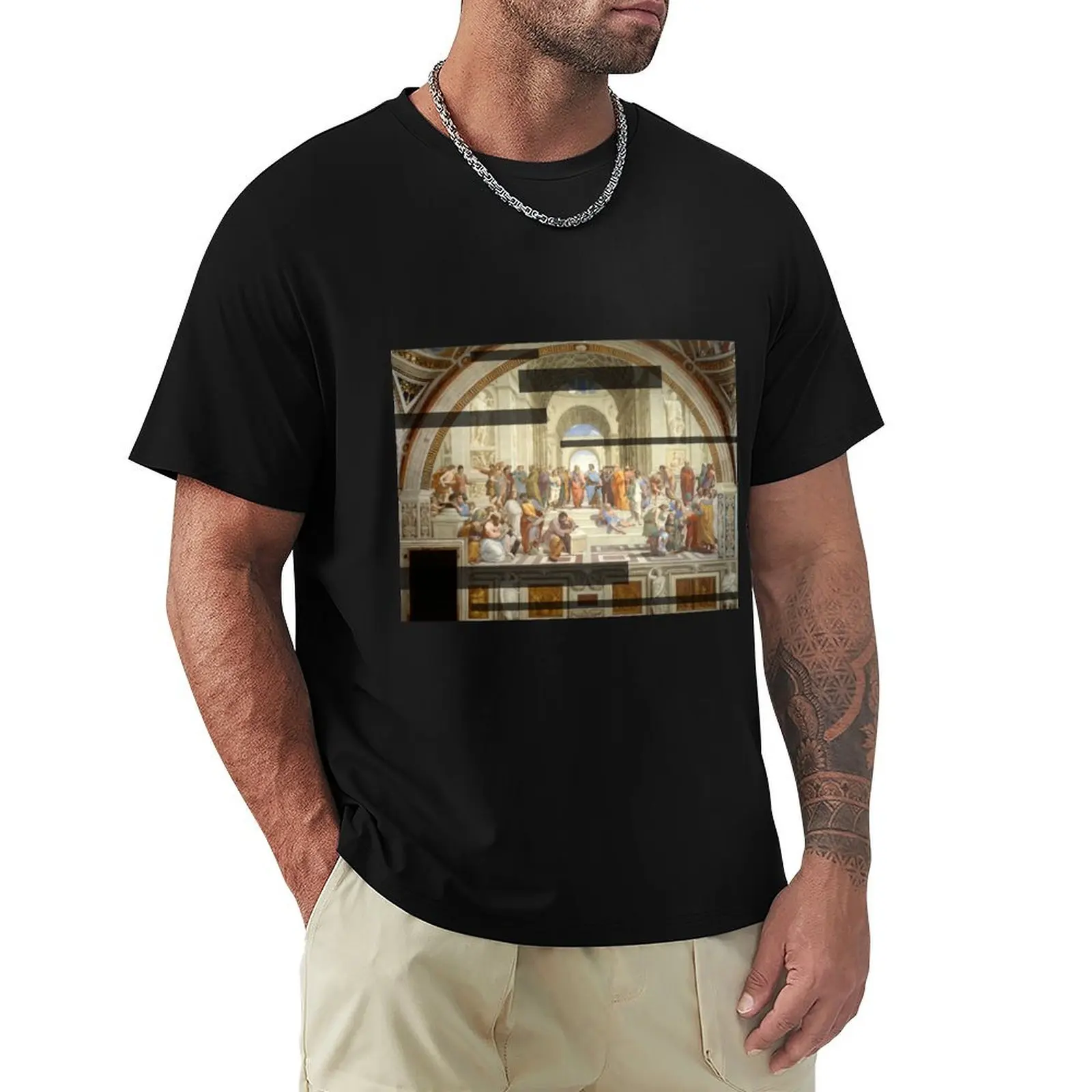 The School of Athens Modernized T-Shirt Lightweight Hiking T-Shirt