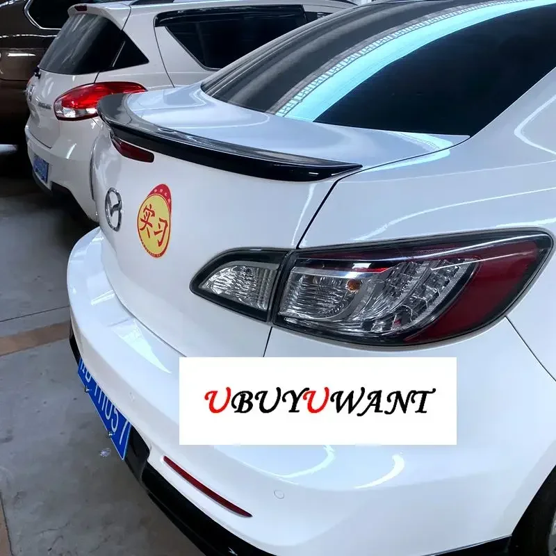 UBUYUWANT High Quality ABS Car Tail Wing Decoration Rear Trunk Spoiler For Mazda 3 4Doors Sedan 2011 2012 2013 2014 2015 2016