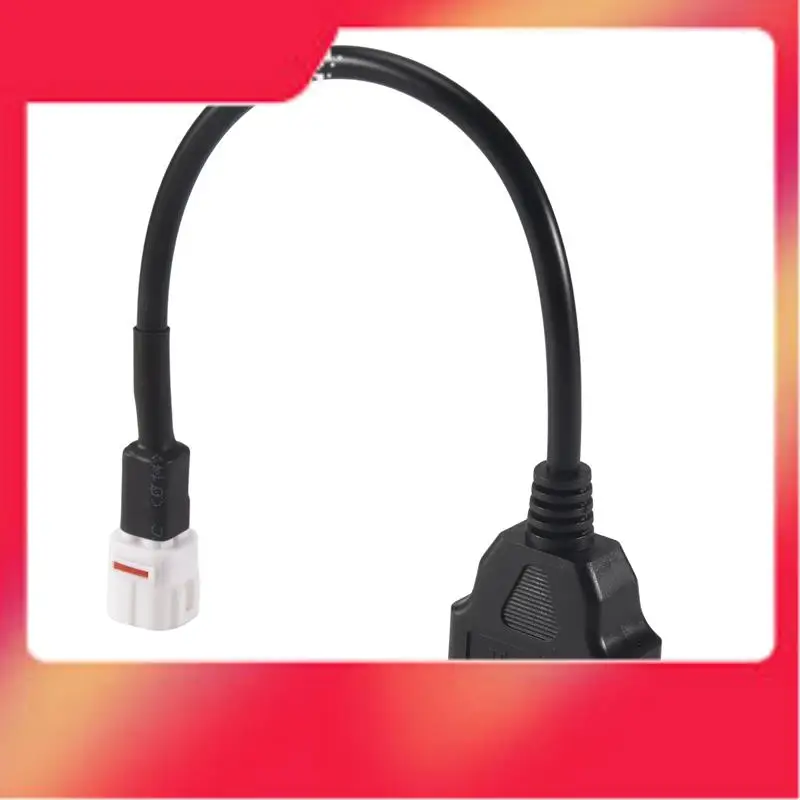 

4-контактный считыватель кодов неисправностей OBD2, диагностический кабель для сканера мотоцикла для Yamaha Mt10 FZ10 XSR700 Tmax530 R6-M54K