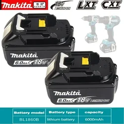 Genuine Makita 6Ah/2Ah for Makita 18V Battery BL1830B BL1850B BL1850 BL1840 BL1860 BL1815 Replacement Lithium Battery