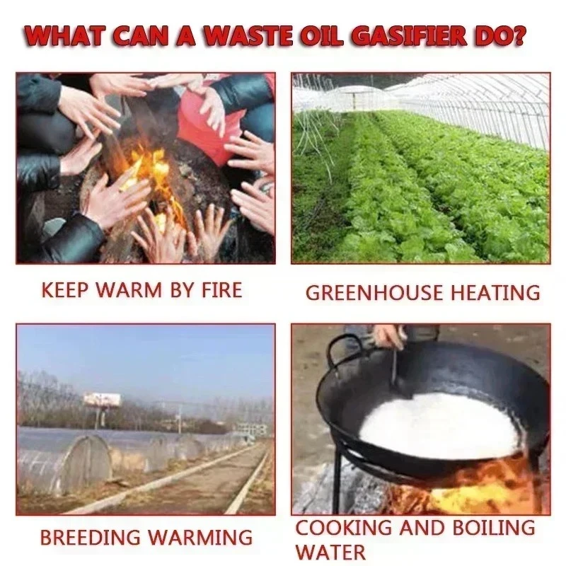 Waste oil heating furnace burner farm industrial heating furnace replaces water heater core