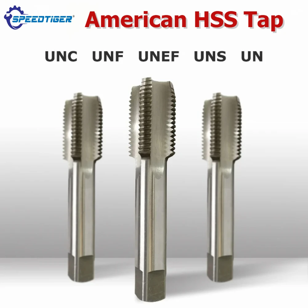 HSS Tap American Standard UNC UNF UNEF UN UNS Straight Flute Thread Screw4-40 5-40 1/2 1/4 3/4 3/8 5/8 7/16 9/16 7/8 5/16 15/16