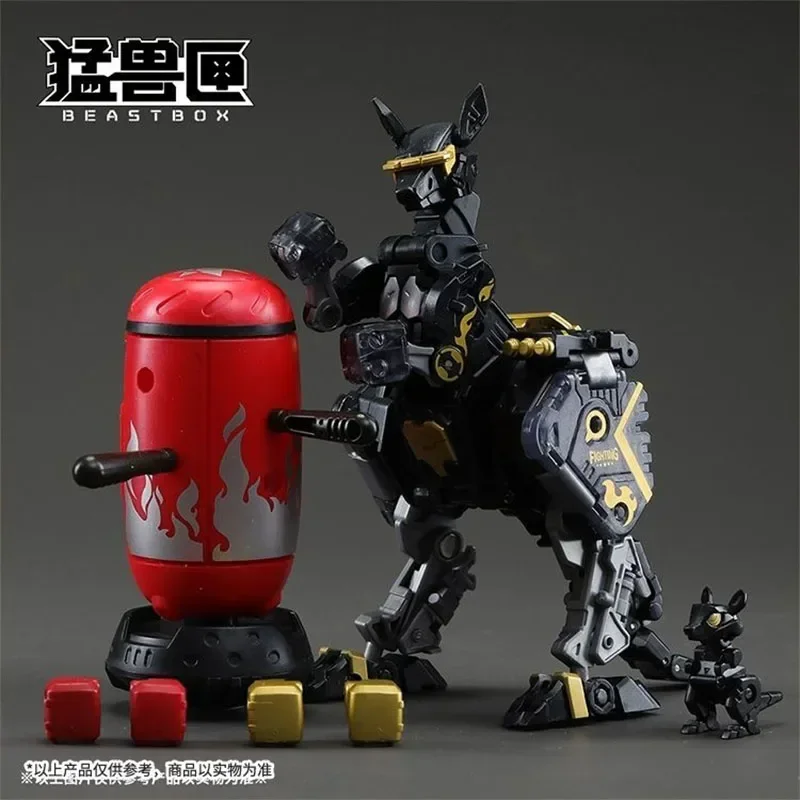 

52toys Beastbox Bb-35rs Figure Steel Fist Black Kangaroo Exclusive Special Edition Metamorphic Toys Joint Movable Model Gift