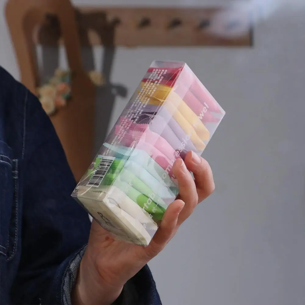14Pcs Thickened Portable Compressed Towel Quick Drying Pure Cotton Makeup Towel Non-Woven Fabric Disposable Water Wet Wipe Women