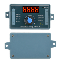 DC 5V 12V 24V 10A Adjustable Time Delay Relay Module With Case LED Digital Timming Trigger Timer Control Switch