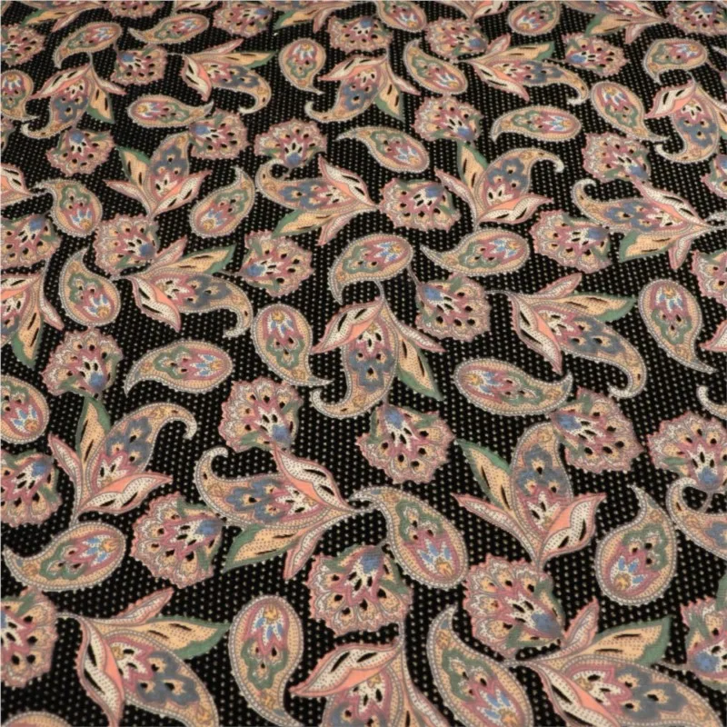 

Woven velvet brocade viscose printed mottled burned embroidered fabric nightgown dress cheongsam