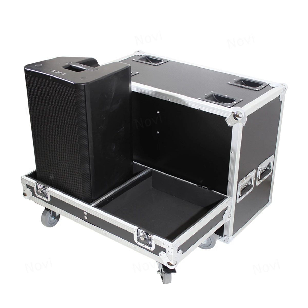 Stage Equipment Trunk Speaker Flightcase Audio Flycase Amplifier Storage Bass Shockproof Box Flight Case Sizes Customizable