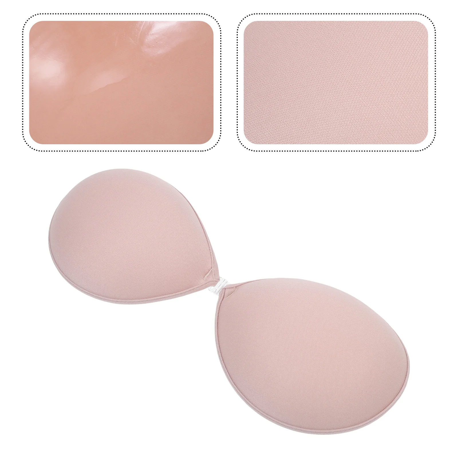Reggiseno adesivo in silicone riutilizzabile Attacco invisibile sul reggiseno push up con effetto di supporto della fibbia anteriore Ideale per abiti senza spalline