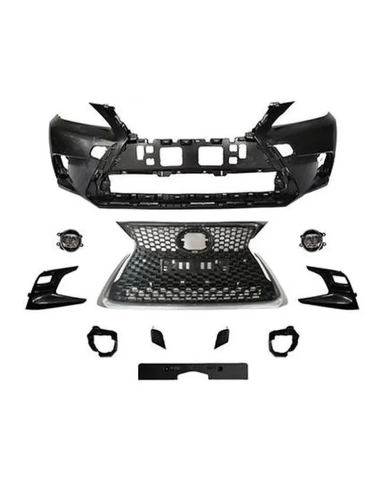

High quality Bodykit Body Kit Set Front Bumper for LexusS Ct200 2011-2014 Upgrade to 2017 Bodykit Grille Fog Lamp Frame