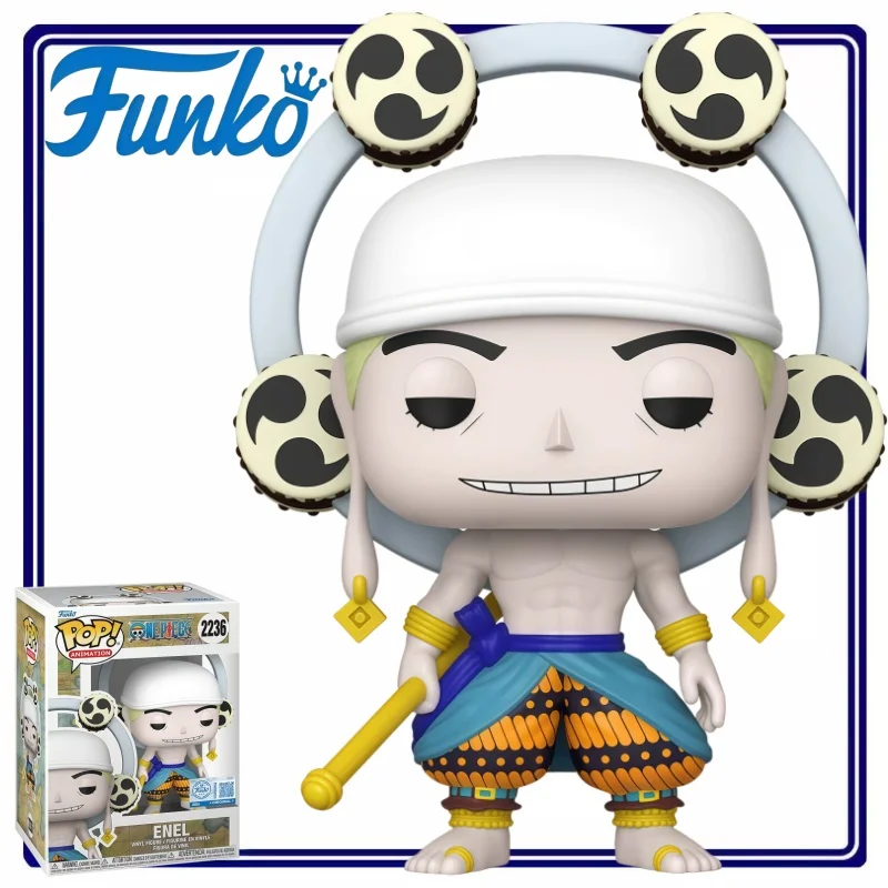 

Funko POP One Piece Enel God Enel Vinyl Figure Official Collectible Anime Merch Desktop Decor Gift for Manga Fans and Collectors
