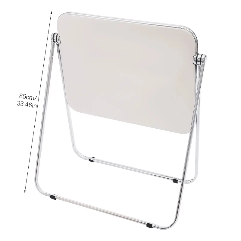 Foldable Acrylic Tray Table, Foldable TV Tray, Small Folding Desk Flexible & Versatile PVC Sleeves For Living Rooms, Dining Room