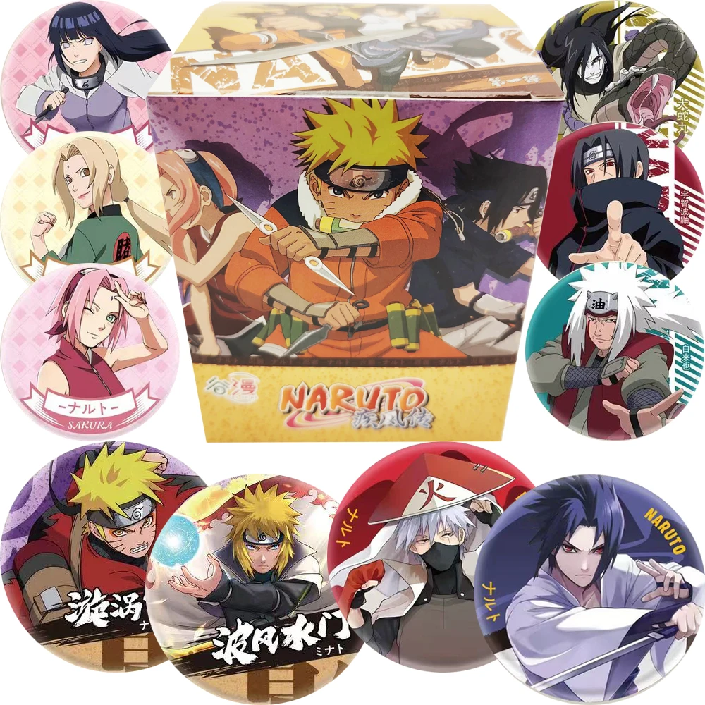 

Classic Anime IP Naruto Hobbies Badges for Boys Girls Unique and Exquisite Creative Character Peripheral Brooch Pendant Toy Gift