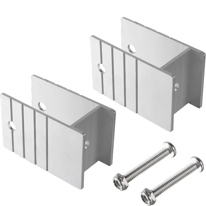 

Boat 1-1/4 "Square Aluminum Bracket Holder