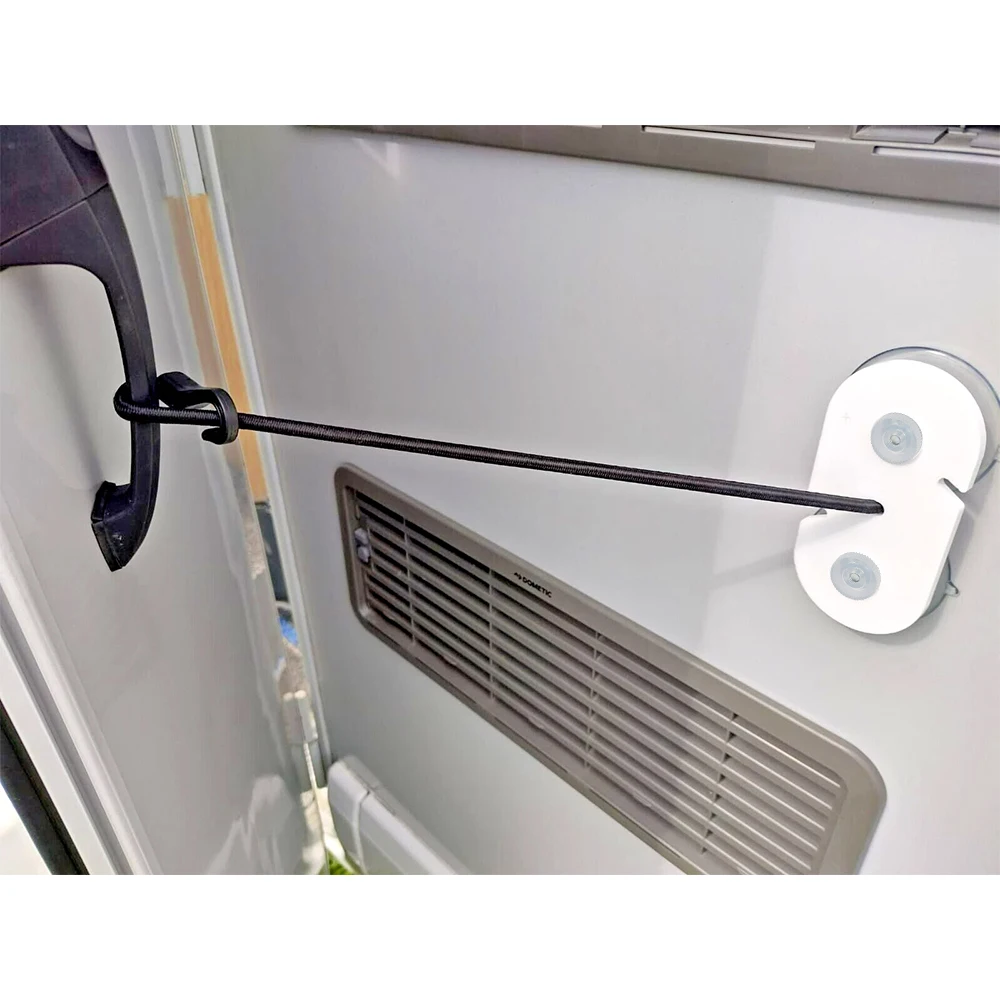 Adjustable Door Retainer Strap With Locking Suction Cup Stop Motorhome Caravan Campervan Doors Flying Shut In The Wind