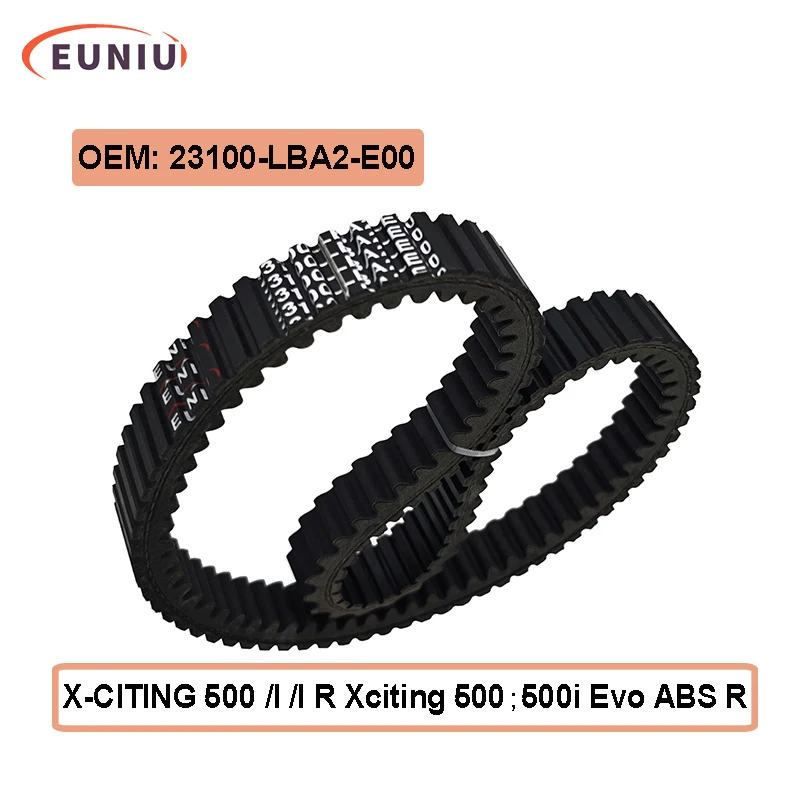 1034x27.6 Motorcycle Transmission Drive Belt 23100-LBA2-E00 For K-ymco X-CITING 500 /I /I R Xciting 500i Evo ABS R