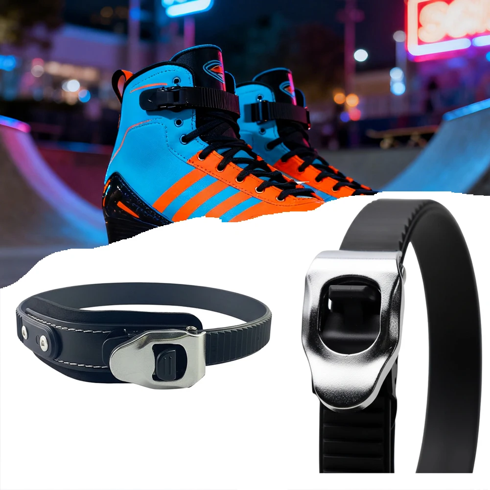 

1 шт., ремешок с пряжкой для обуви для катания на коньках, нейлоновая пряжка 30/50, металлическая гальваническая пряжка для роликовых коньков, аксессуары для обуви для роликовых коньков