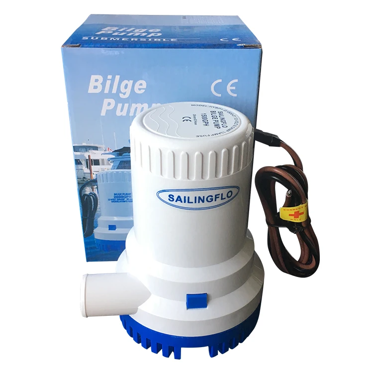 

high quality factory marine RV submersible water pump 12v 2000GPH dc bilge pump