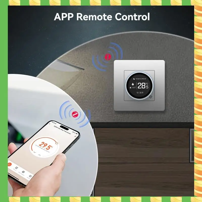 

AB53 Tuya Zigbee умная ручка термостат газовый котел контроллер температуры отопления работает с Alexa Googlehome