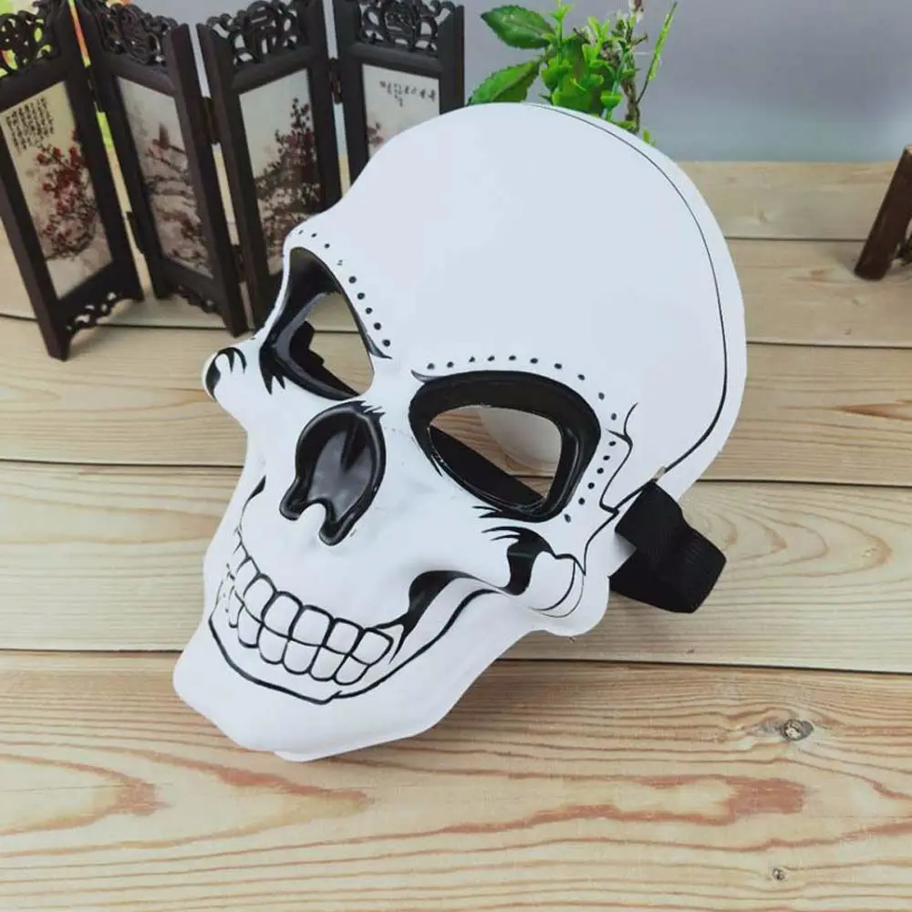 EL เฉพาะพลาสติก Headwear หน้ากากผี Skull หน้ากากคอสเพลย์หน้ากากสยองขวัญหน้ากากปาร์ตี้ Props Party Props