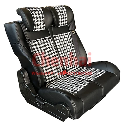 

Customize Multi-Functional Microfibre Leather Luxury Comfortable Waterproof RV Foldable Bed Seat For Alphard Vito