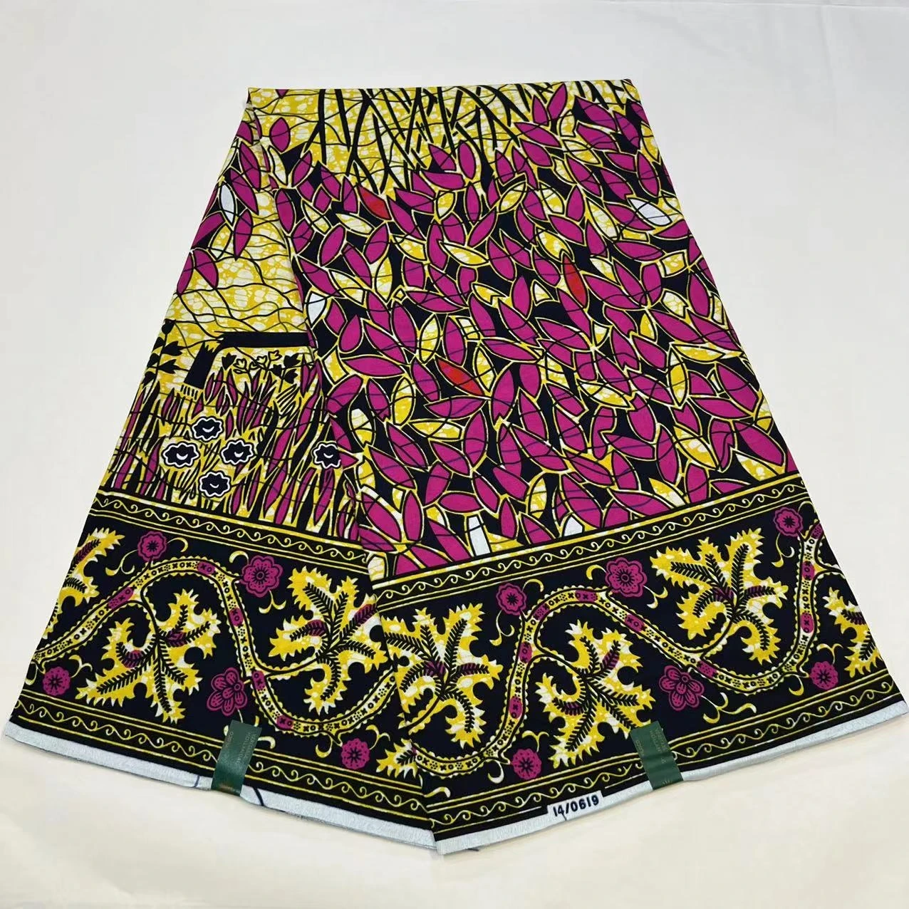 2024 Latest Wholesale Price Best Quality Africain Wax Fabric Nigerian Ankara Print Wax Materials Lace 6 Yards For Sewing Dress