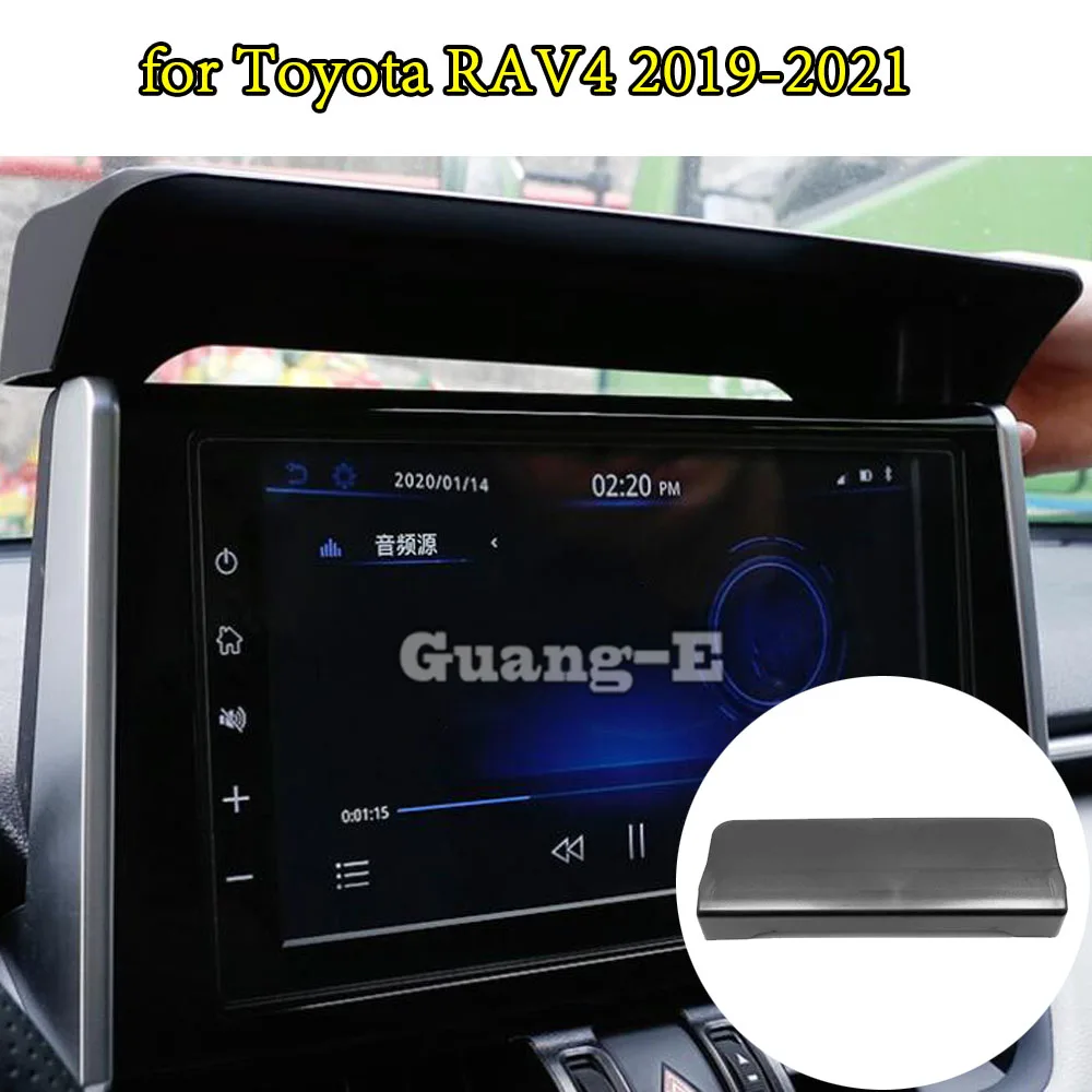 

GPS Navigation Sun Shade Visor Covers Car Interior Accessories Navigator Screen Protector For Toyota Rav4 2019 2020 2021 2022