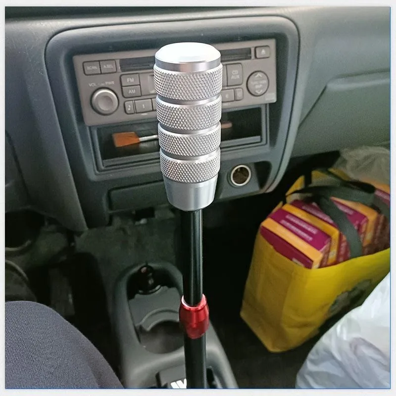 95 مللي متر المضادة للانزلاق مقبض ناقل حركة السيارة ناقل الحركة اليدوي الألومنيوم عدم الانزلاق شيفتر رافعة المقبض صالح لملحقات السيارات العالمية