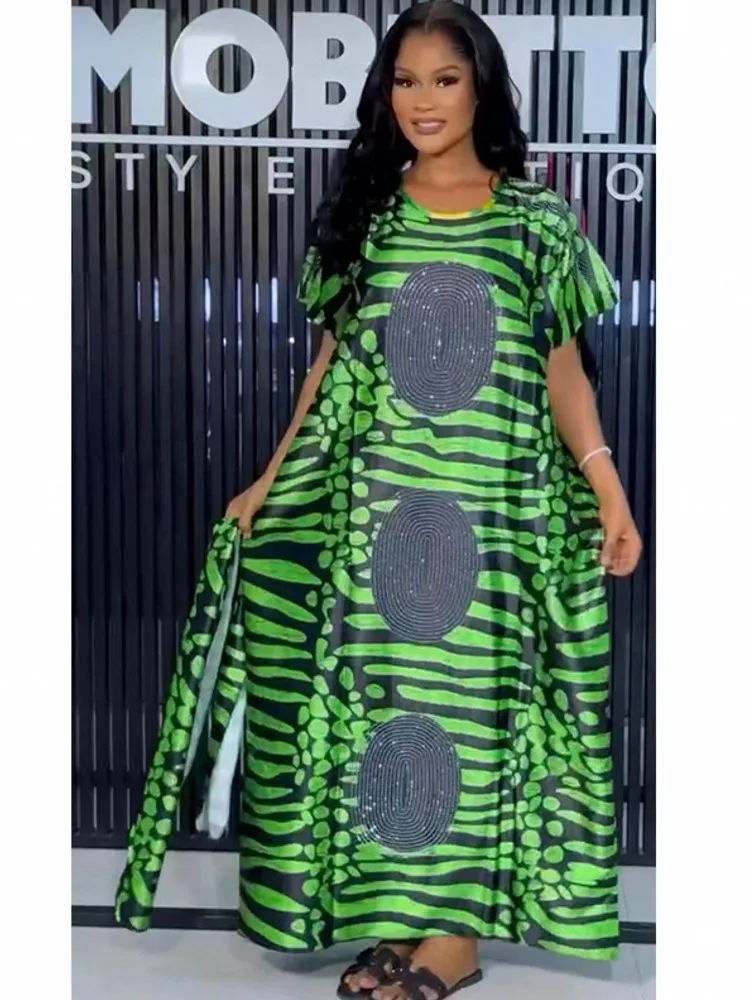 여성을위한 아프리카 드레스 패션 대시키 아바야 맥시 드레스 아프리카 의류 대시키 앙카라 드레스 2026 봄 여름 의상