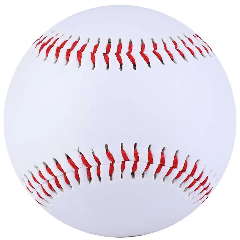 

9inch White Base Ball Baseball Practice Trainning Softball Sport Team Game PVC