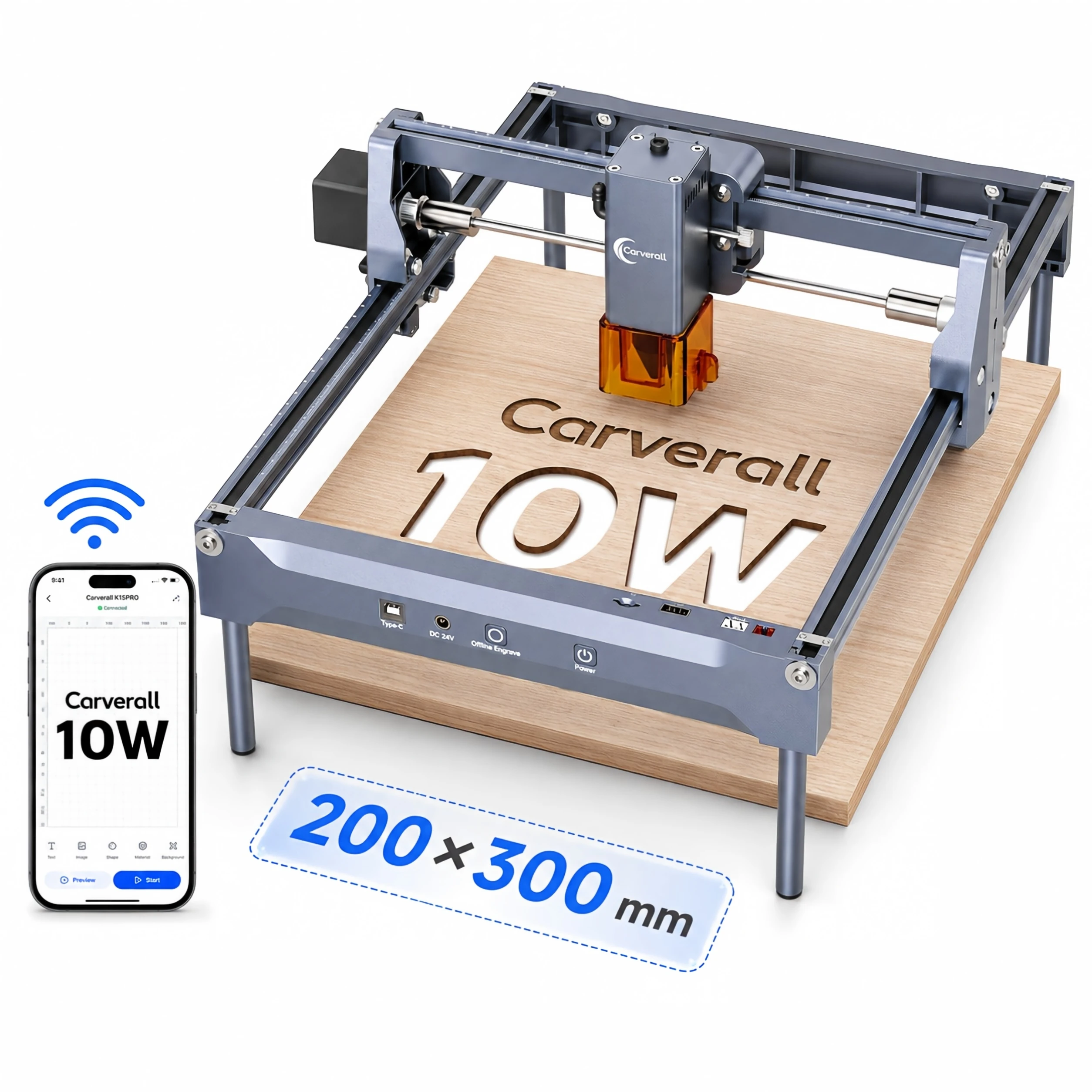 Laser Engraving Software - Carverall K15PRO 10W Diode Laser Engraver
