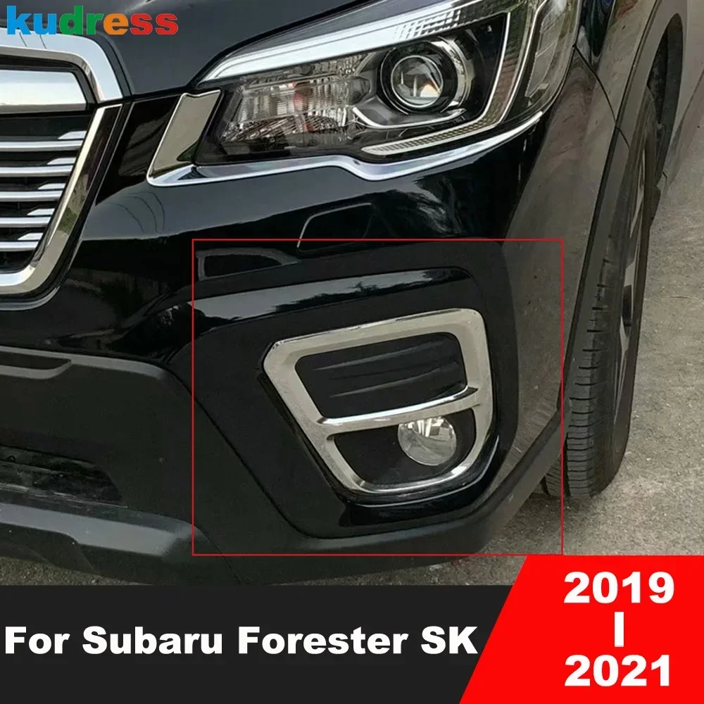 

Для Subaru Forester Limited 2019 2020 2021, черные автомобильные передние противотуманные фары, накладки на фару, накладки на фару, аксессуары