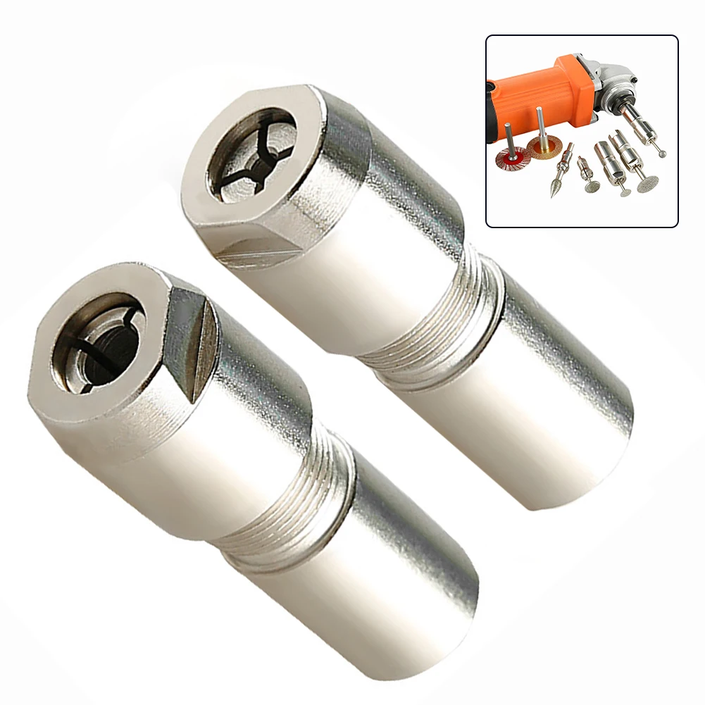 

1pc 3mm/6mm Straight Grinder Chuck Adapter For Angle Grinder Grinding Polishing Power Tool Accessories