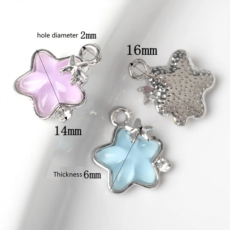 1 st Stof Plug Accessoire Decoratie Leuke Diamant Ster Telefoon Stof Plug Hanger Geschikt voor IPhone Type-C Interface SJFCS01