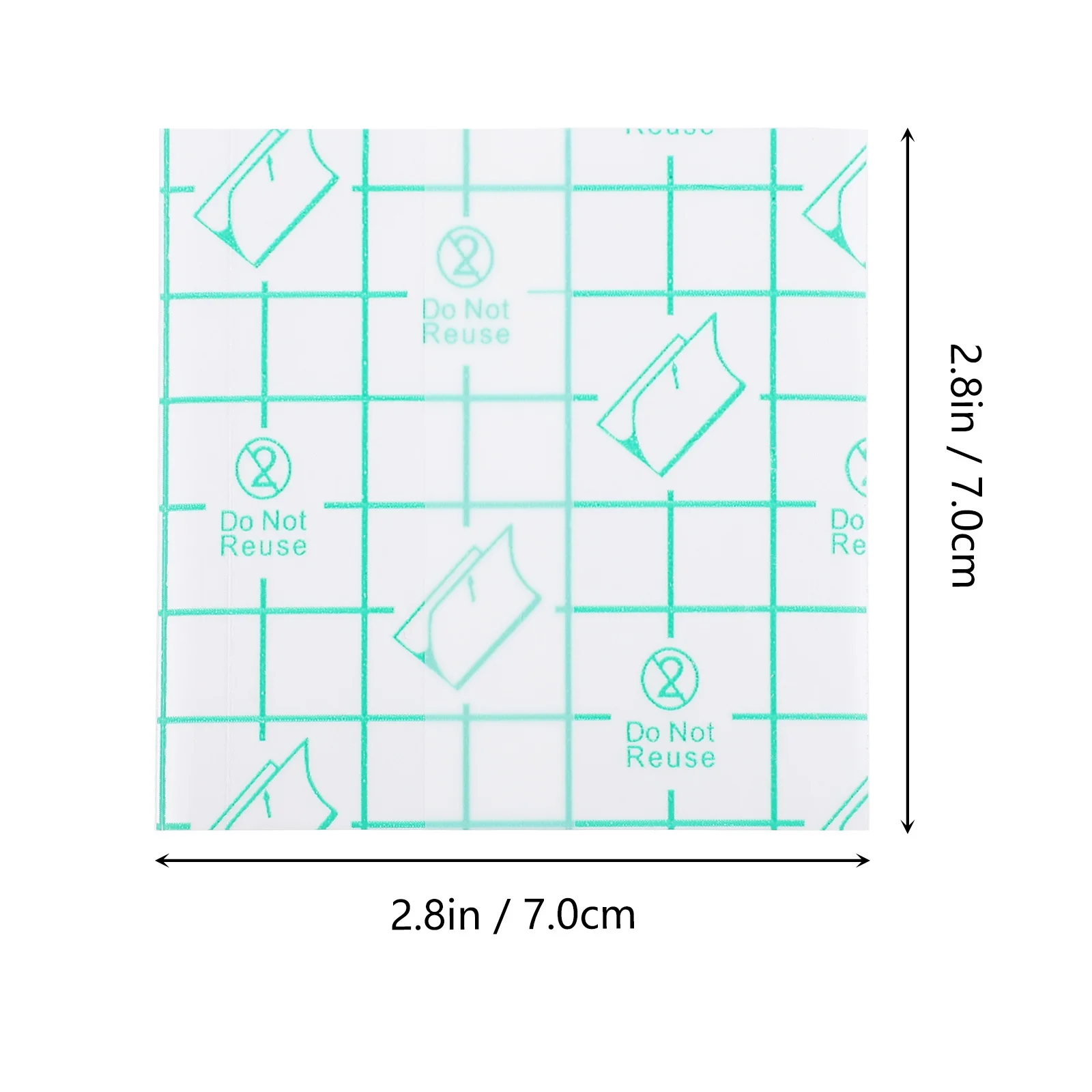 Planche de mélange adhésive, plaque de maquillage pour fond de teint liquide, plateau de couleur des ongles, Palettes à main jetables, outils de beauté, 100 pièces