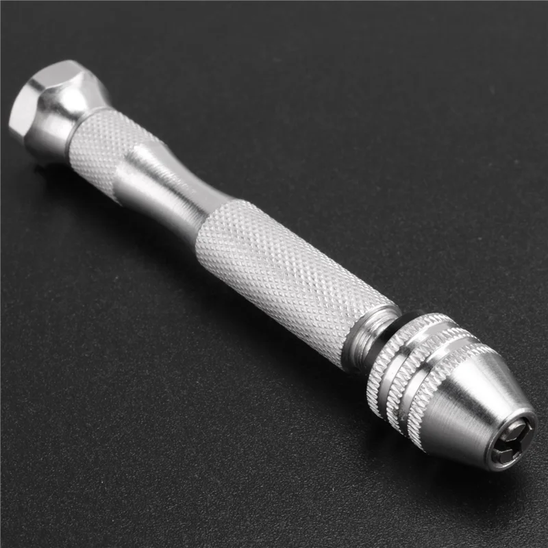 AB47-2X Aluminum Alloy Rotary Pin Vise Screwdriver Hand Drill Chuck Watch Repair Tool Watchmaker