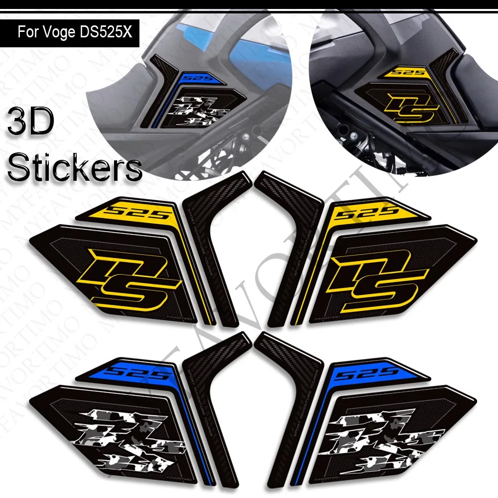 

For VOGE 525 DSX DS525X DS525 X DS 525X Adventure Tank Pad Gas Fuel Oil Kit Protector Fairing Fender Handguard Stickers Decals