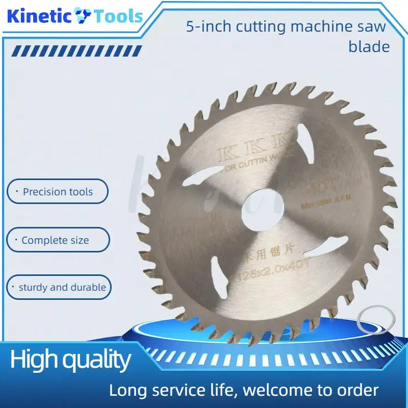 ใบเลื่อยคาร์ไบด์ขนาด 125 มม. 40 ฟัน สำหรับตัดไม้ หินแกรนิต เครื่องมืออเนกประสงค์ สำหรับเครื่องเจียร