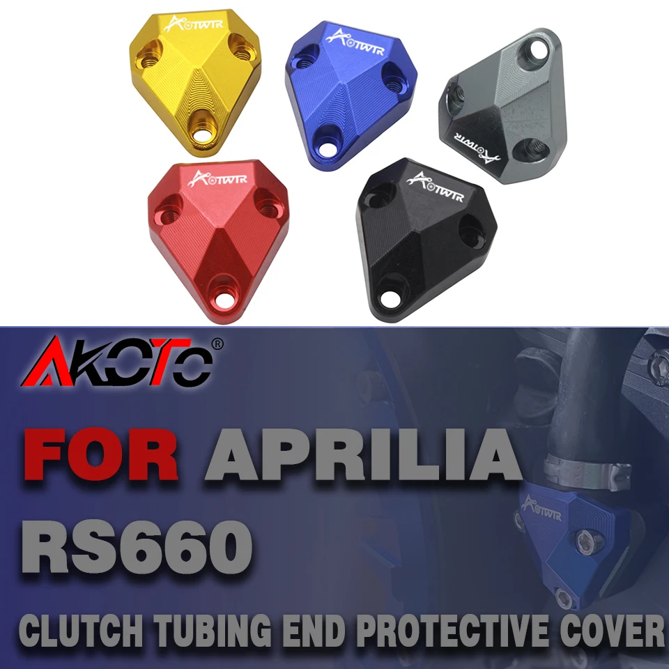 New Design For Aprilia RS660 2020-2021 Motorcycle RS 660 Clutch Tubing End Protective Cover Triangular Protective Cover