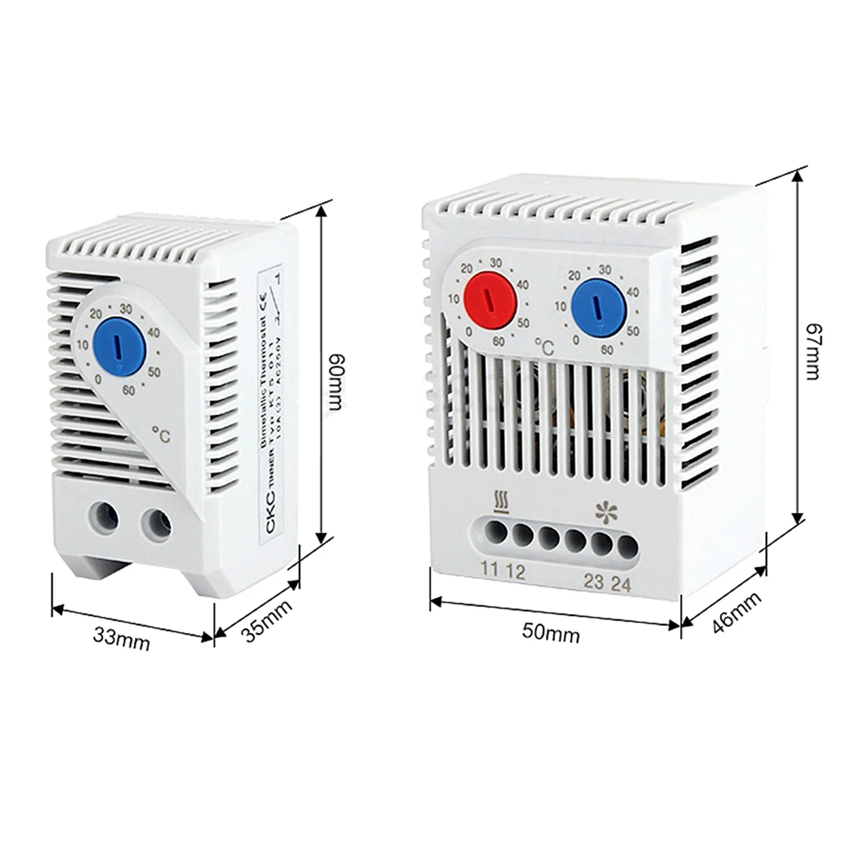 ABKI-SINOTIMER Кабинетный мини-термостат Компактный механический регулятор температуры