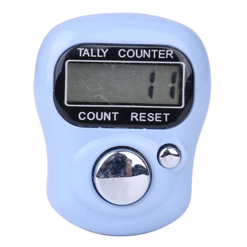 Mini-Fingerzähler, islamische Perle, 5, digitale LEDs, elektronischer Handzählzähler, Clicker-Zählerring