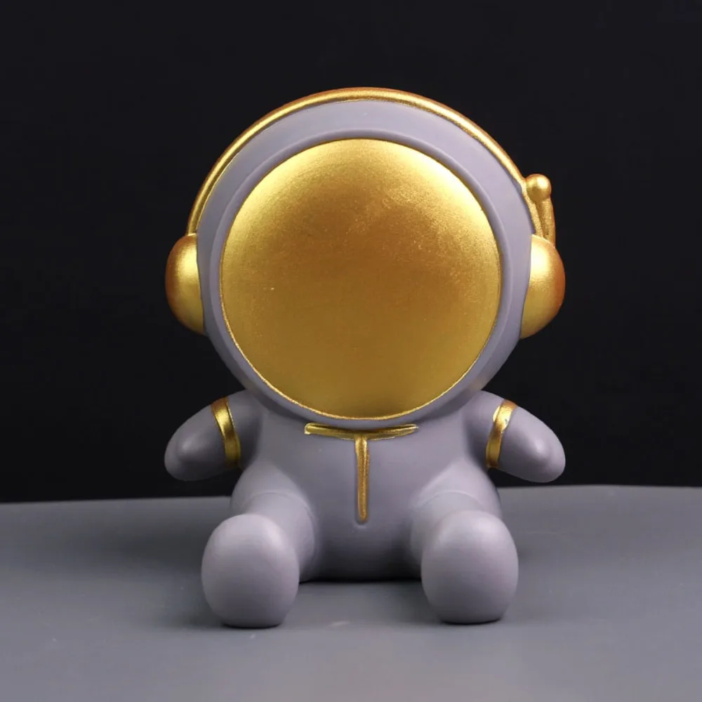 Figurine Astronaut Mobile Phone Stand PVC Doll Ornaments Spaceman Phone Holder Creative Universal Mobile Phone Bracket