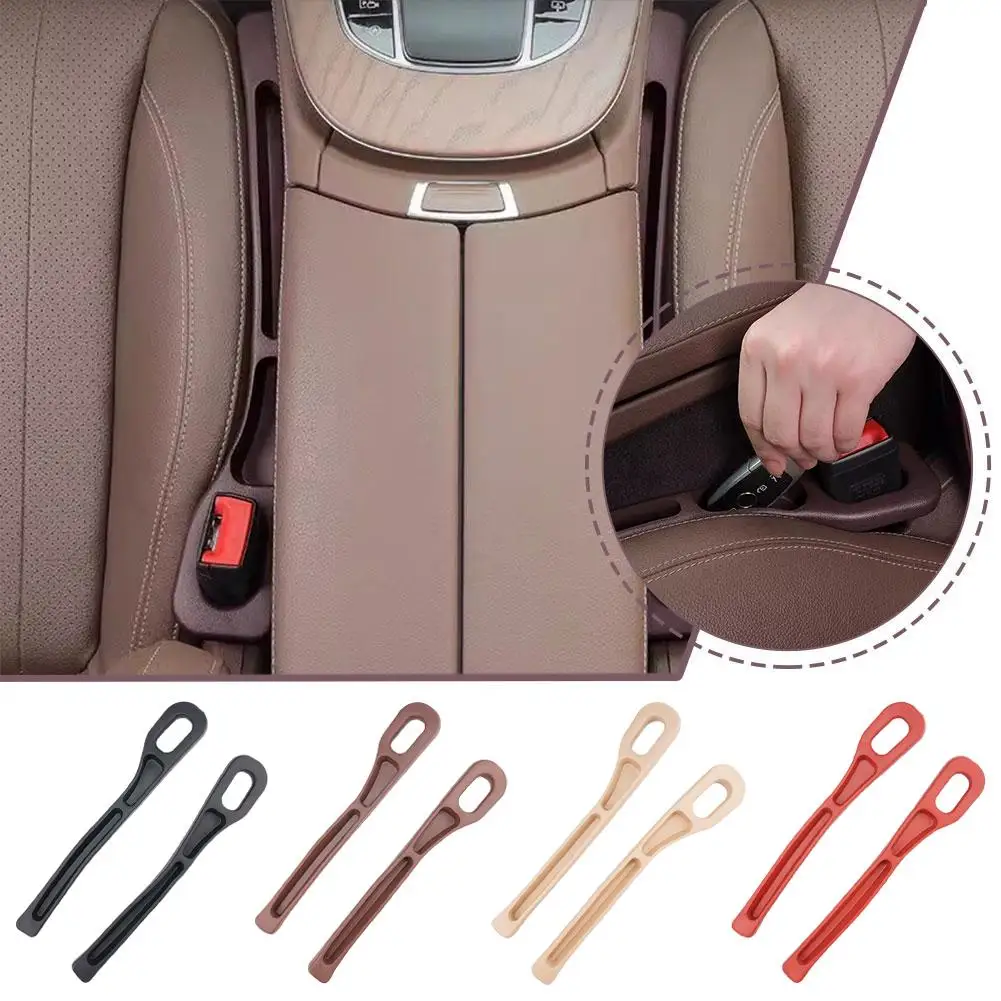 Car Seat Filler Organizer Waterproof Leak Strip Car Seat Plug Seat 2 Interior Grooves Accessories Storage with Strip F8Z6