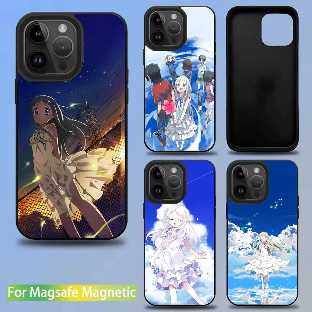 

Anohana Honma Meiko Phone Case For iPhone 16,15,14,13,12,11,Pro,Max,Plus,Mini,SE New Magsafe Magnetic Wireless Charging