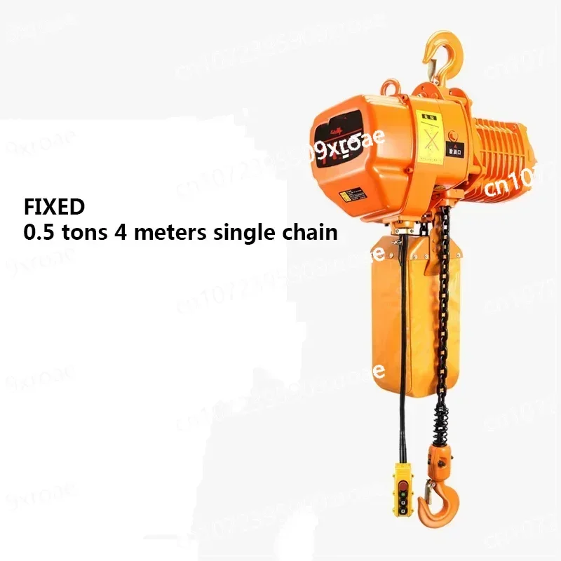 

Hoist Chain Hoist Lifting 220V/1100W/1500W Portable Overhead Electric Chain Hoist Crane Fixed Single Chain Industrial