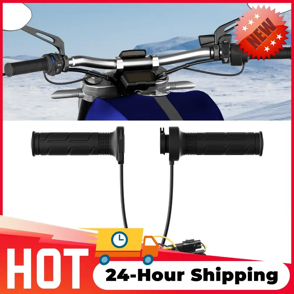 

Пара 12В 22мм мотоциклетных ручек с подогревом, регулируемая температура, электрические нагревательные рукоятки для мотоцикла